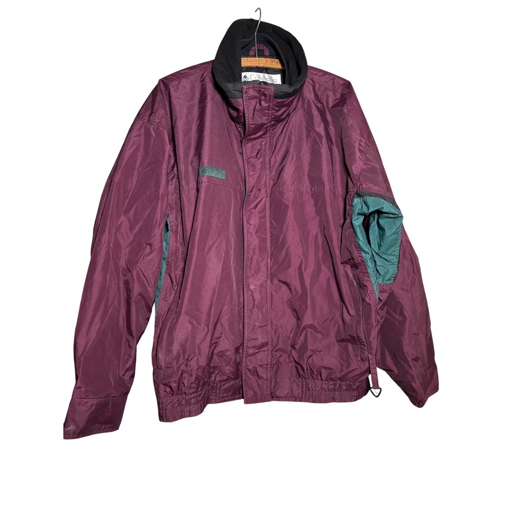Vintage Columbia Bugaboo Jacket Shell Mens L / XL 90s Retro Colorblock Skiing
